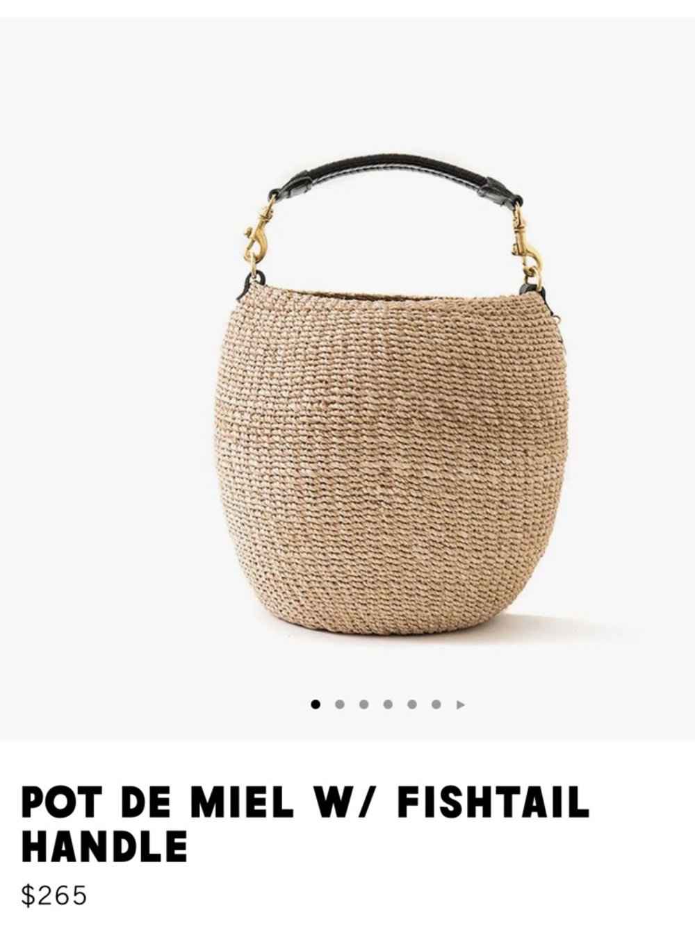 Clare V. Pot de Miel w/ Fishtail Handle - Picture 6 of 7